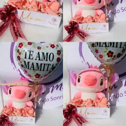 Cesta con peluche 