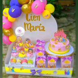 Cesta de cumpleaños minimalista 