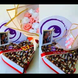 Chobox con ramo de Rosas 