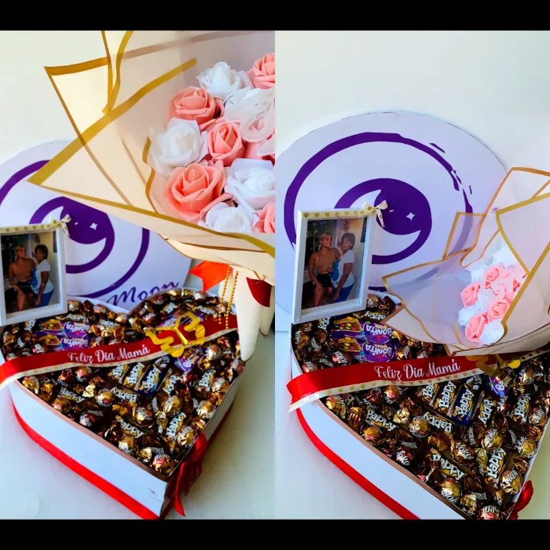 Chobox con ramo de Rosas 