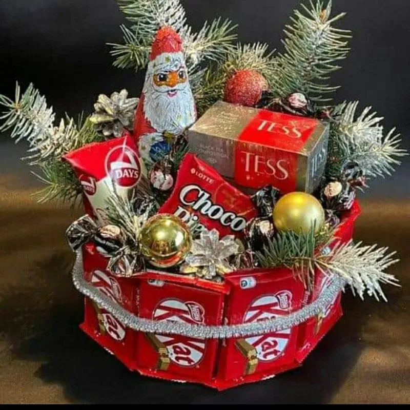 Choco box navideña