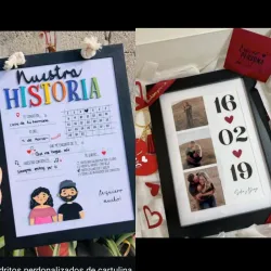 Cuadros personalizados de cartulina 