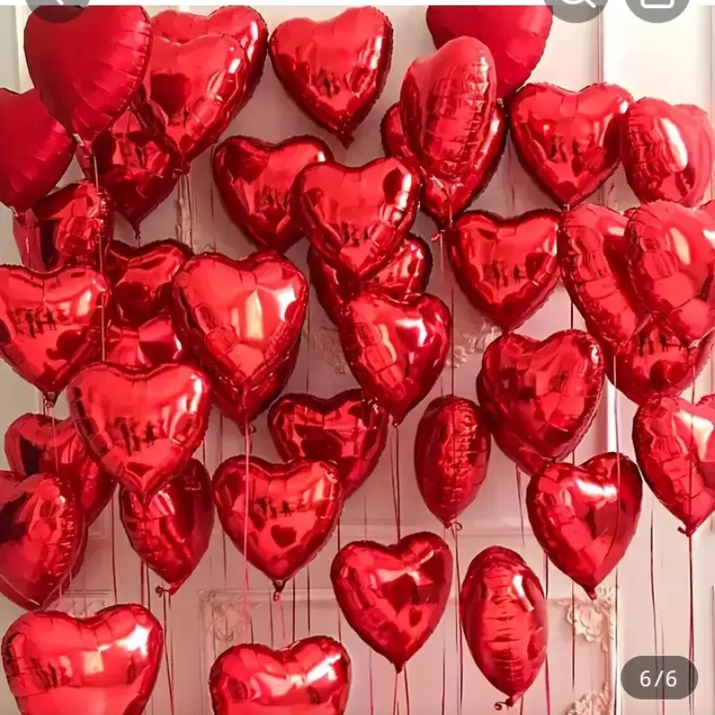 Globos de corazón 