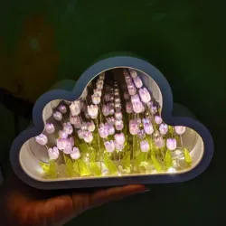 Lámpara de tulipanes eternos 