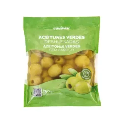 Aceitunas verdes sin hueso