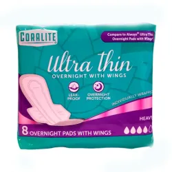 Almohadillas sanitarias nocturnas