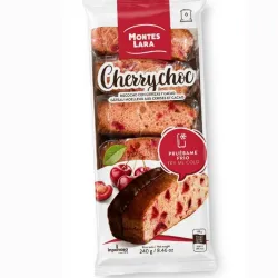 Bizcocho con cereza y cacao