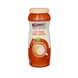 Coffee creamer hazelnut