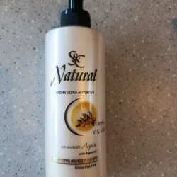 Crema Corporal NATURAL Aceite de Argán