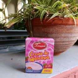 Crema de Maicena Saborizada (Fresa)