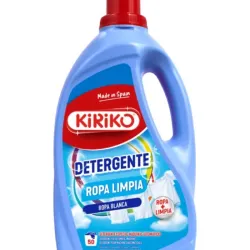 Detergente Kiriko ropa limpia 2L (ropa blanca)