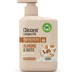 Jabón de manos Almendra y nueces Dicora 500ml