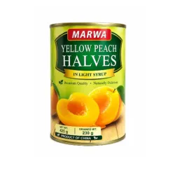 Melocotón amarillo en almíbar Marwa 425g