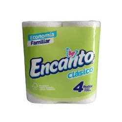 Papel higiénico 4 rollos Encanto