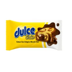 Pastel relleno de cacao