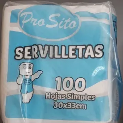 Servilletas 100u