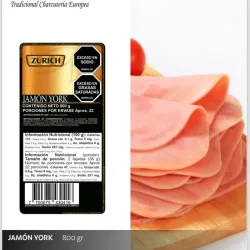 Jamón York 800g 