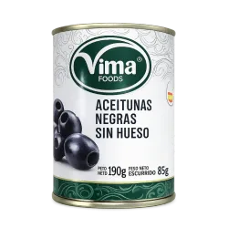 Aceitunas negras Sin hueso Vima 85g