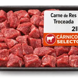Carne de res troceada de 2Lb