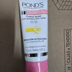Crema Facial con protección Solar Ponds 100g