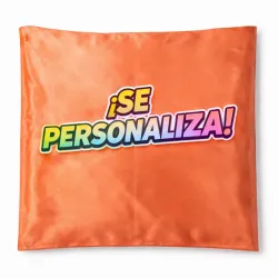 Forros de cojines naranja personalizables 