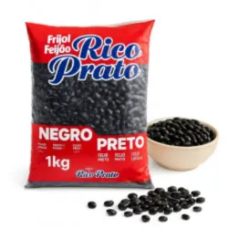 Frijol Negro 1kg Rico Placo
