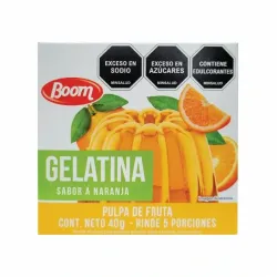 Gelatina de naranja boon