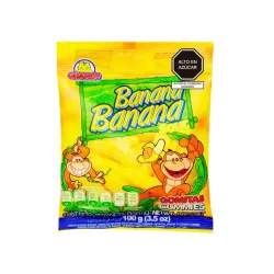 Gomitas 100g Banana Guandy 