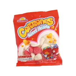 Gomitas de corazones
