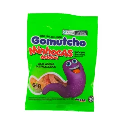 Gomitas Gusanos Acidos 64g Gomutcho