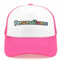 Gorra personalizable rosada