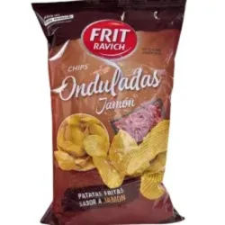 Chips Onduladas sabor jamón