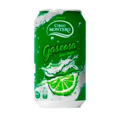 Refresco de lata de limon Ciego Montero