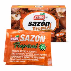 Sobre Sazon Tropical con culantro y achiote