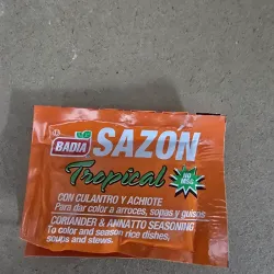 Sobre Sazon Tropical con culantro y achiote