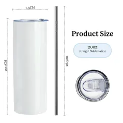 Termo blanco de sublimación 20 onz