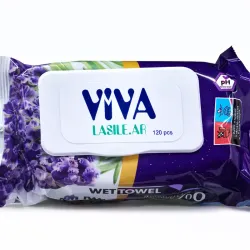 Toallita Humeda Lavanda Viva 120pcs