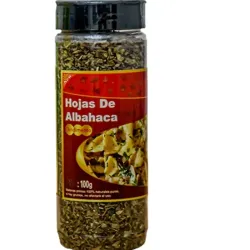 Hojas de albahaca deshidratadas 100 gr