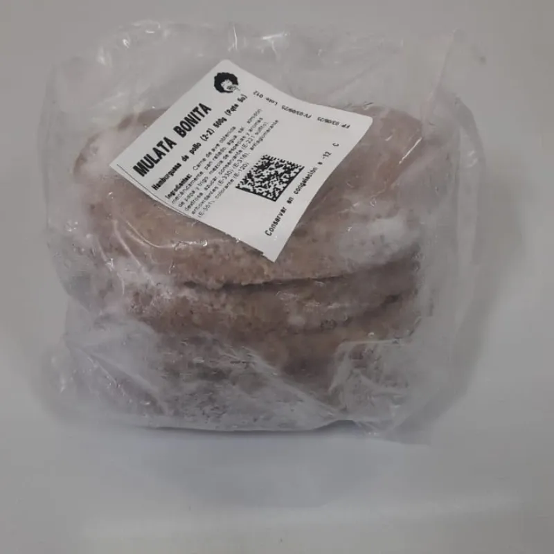 Paquete de Hamburguesa de Pollo "Mulata Bonita"