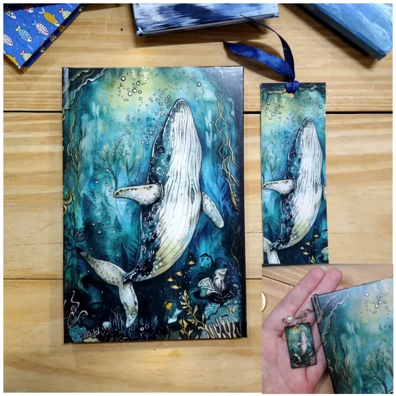 Agenda de ballena blanca