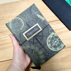 Agenda de brújulas negra