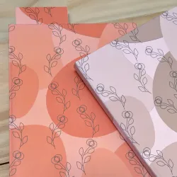 Agenda de flores Naranja 