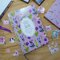 Agenda de flores silvestres morada