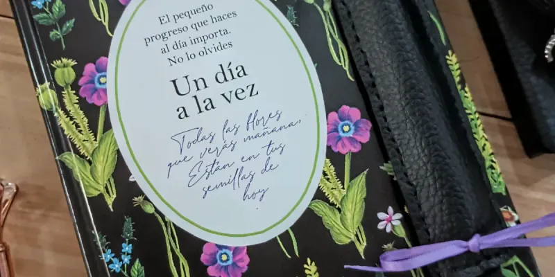 Agenda organizador de flores silvestres 