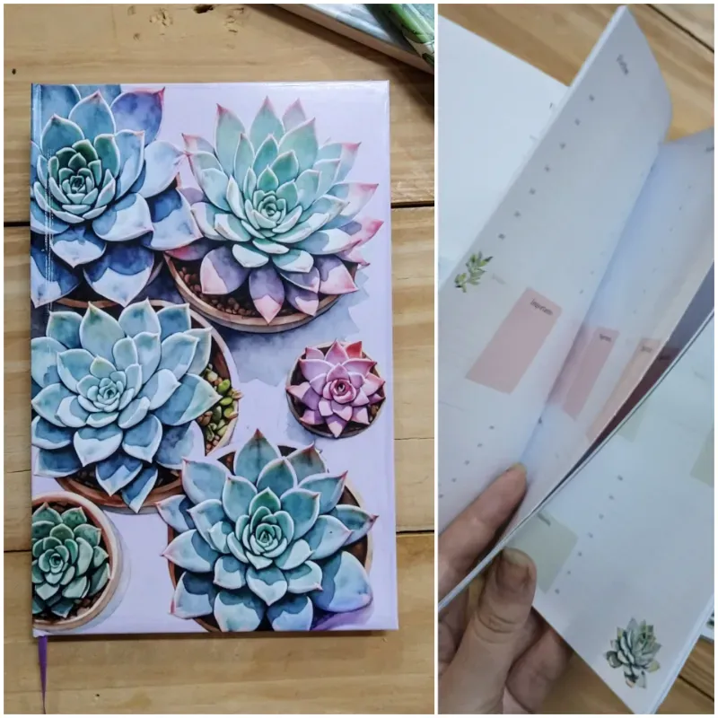 Agenda planner de suculentas