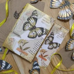 Agenda vintage de mariposas 