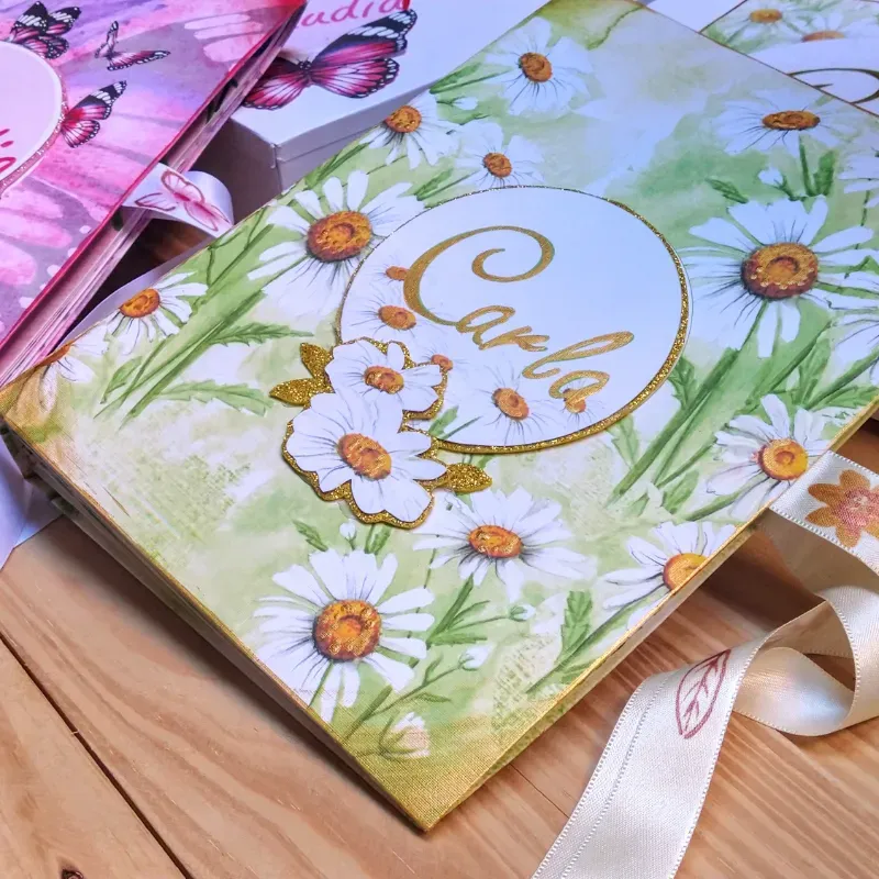 Álbum photobook de margaritas 