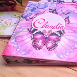 Álbum photobook de mariposa 