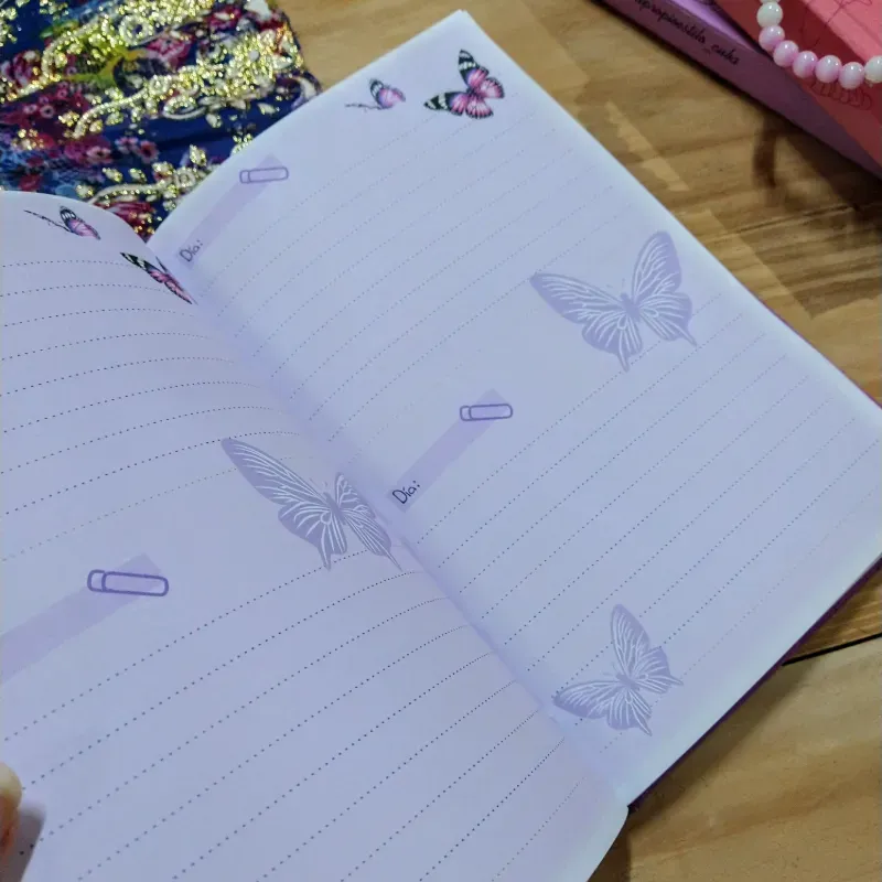 Diario de mariposas moradas 