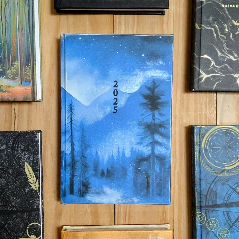 Diseño de bosque nocturno 